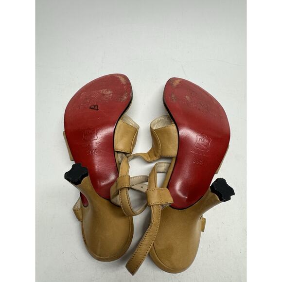 Christian Louboutin Ankle Strap Sandals Light Brown 36.5 /US 6 - Picture 12 of 16